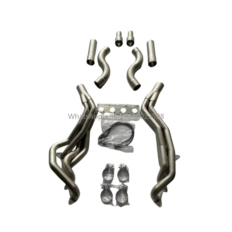 

customized exhaust header for Ford Mustang 5.0L exhaust manifold and downpipe