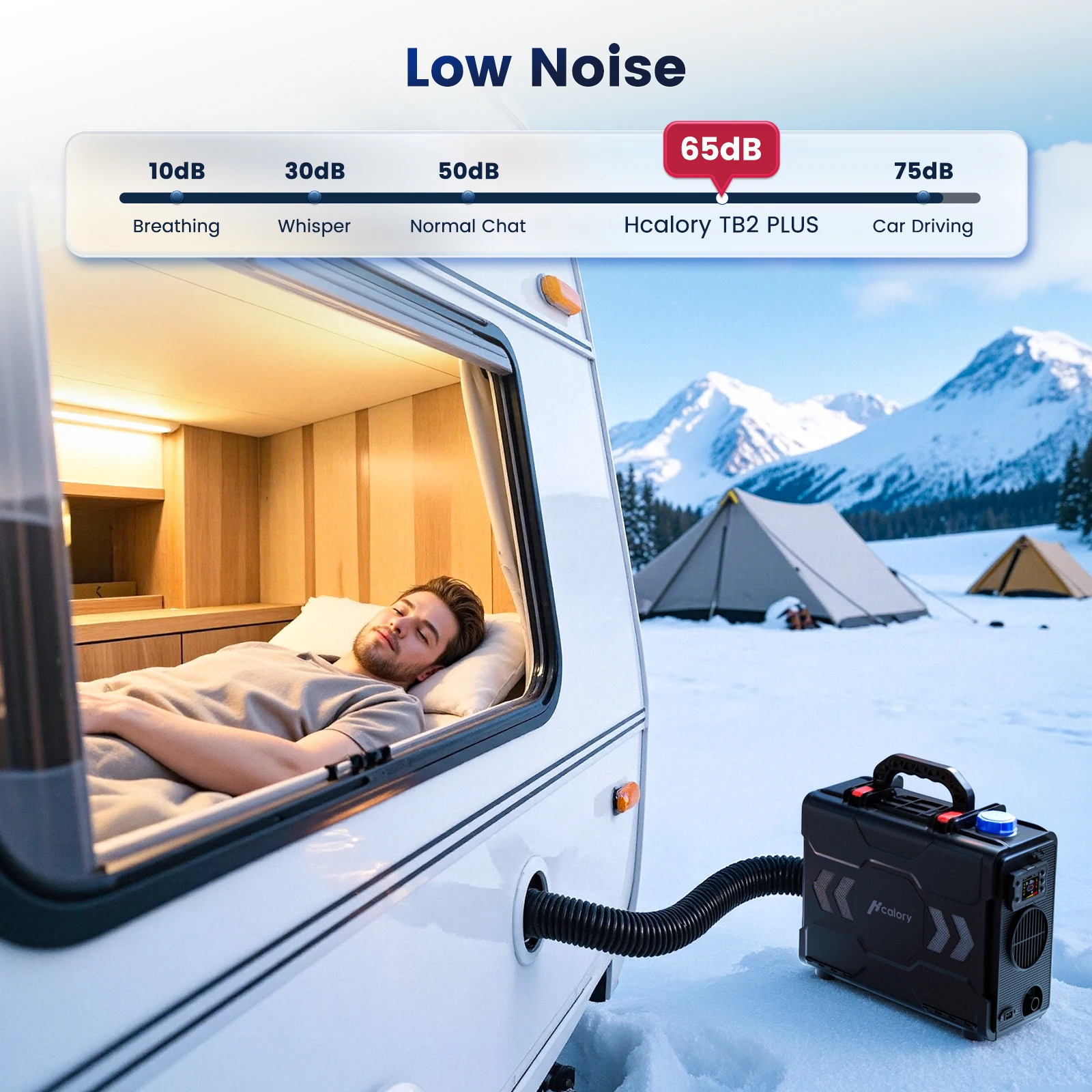 Hcalory TB2S+ 8KW Diesel Heater 6L Toolbox 2S Plus Portable Diesel Air Heater All in One 110/12/24V with App Control, Automatic Start and Stop Altitude Mode Functions for RV Garage Camper Fishing view 7