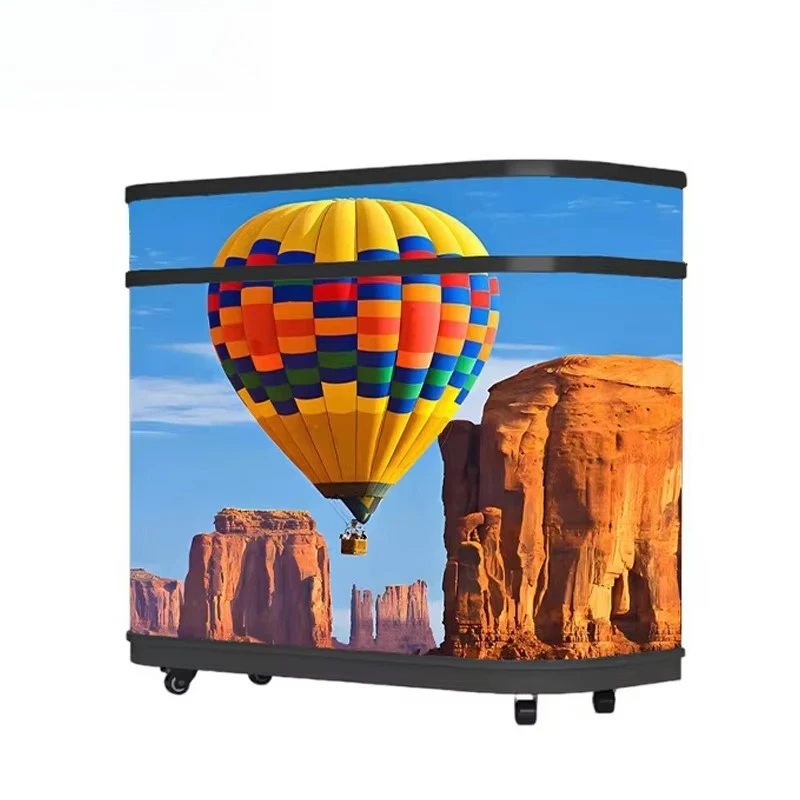 Portable DJ Booth with LED Video Wall Display  Full Color  Music Festival Night Bar Dj Booth Led Screen Customizable Shaped