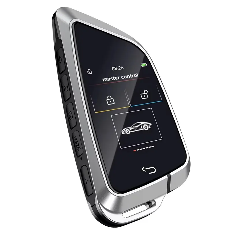 Keyless Entry Push Start Stop Auto Key LCD Touch Screen Smart Remote Car Key
