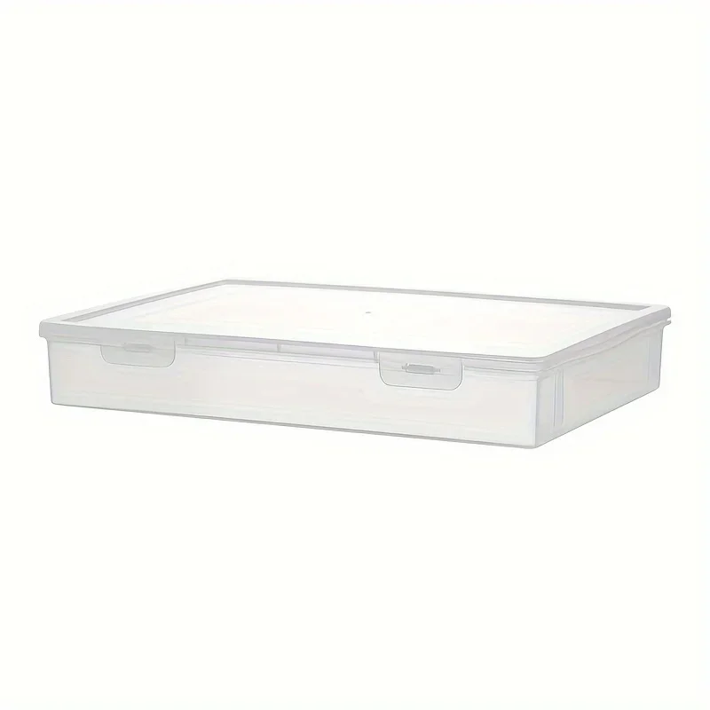 Large Capacity Pencil Case Transparent Plastic Notebook Sketch Marker Colored Lead Painting Storage Box, Back To School Supplies image 5