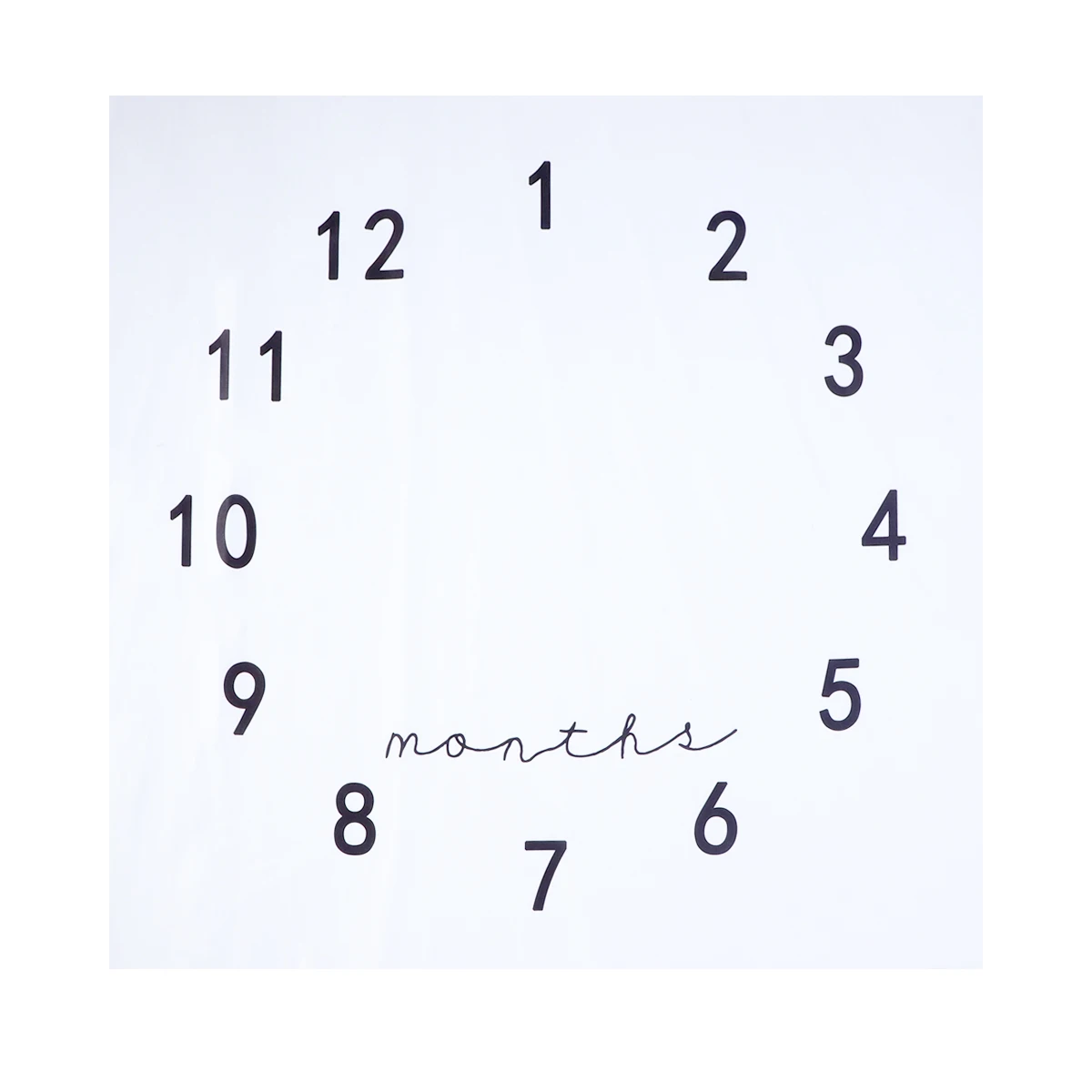 

Photography 100x100cm Soft Baby Blanket Monthly Cotton Baby Monthly Photo Props Swaddle Nursing Cover