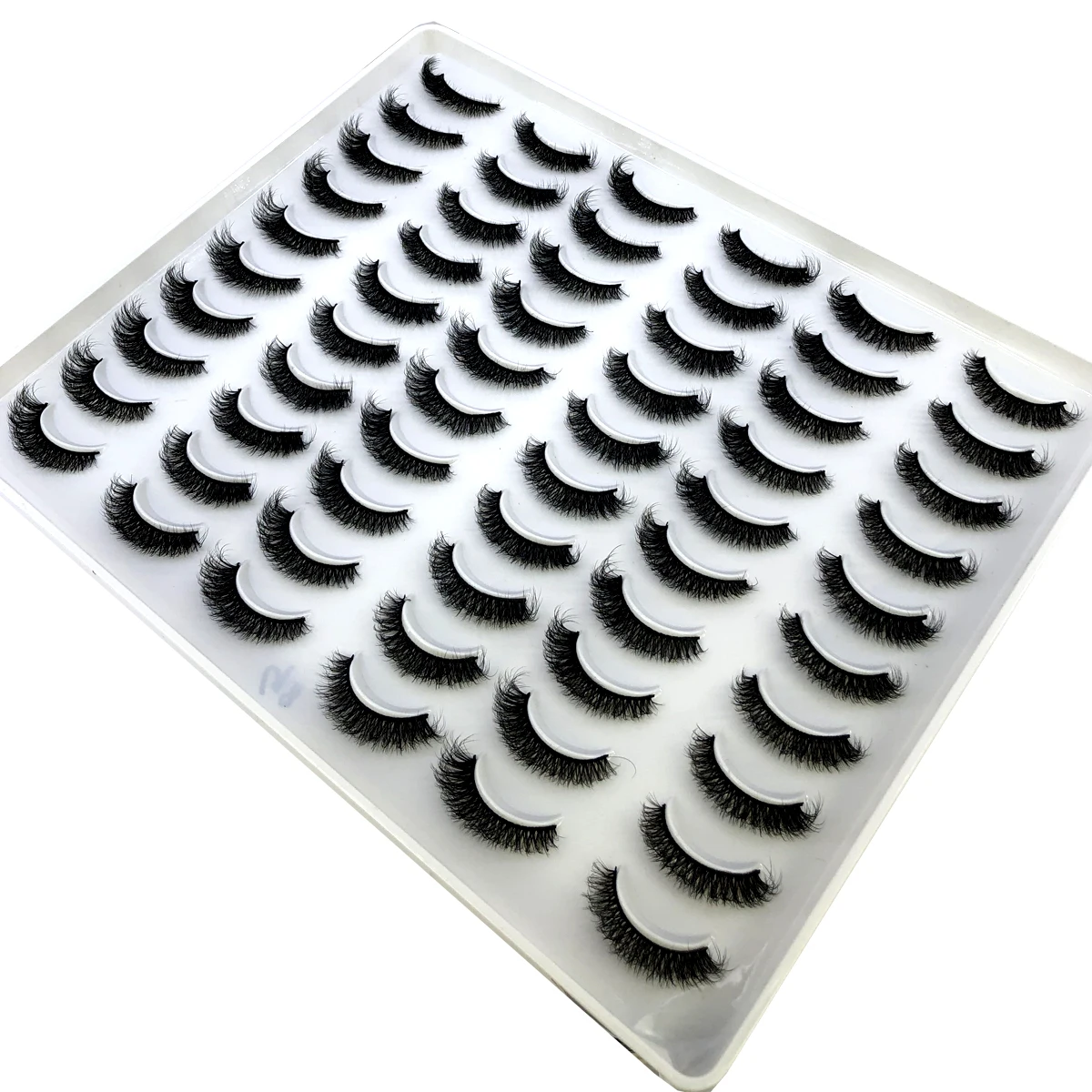 New 30Pairs Handmade 3D Mink Lashes Short Fake Eyelashes Cross Messy Natural Eye Lashes Stage Makeup Soft False Eyelashes Cilios