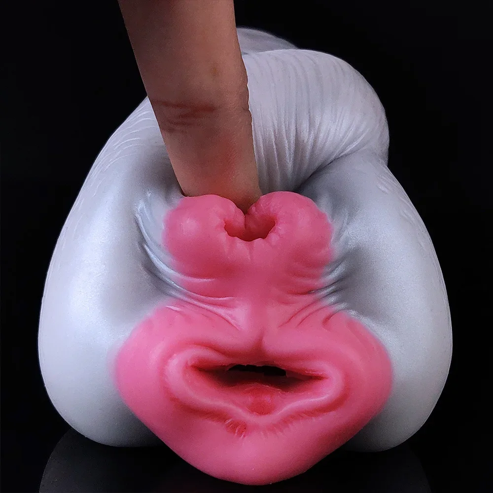 HMYAD جهاز استمناء مثير للرجال ثنائي القناة لعبة الحمار المثليين جيب كس لينة سيليكون الضارب 18 +