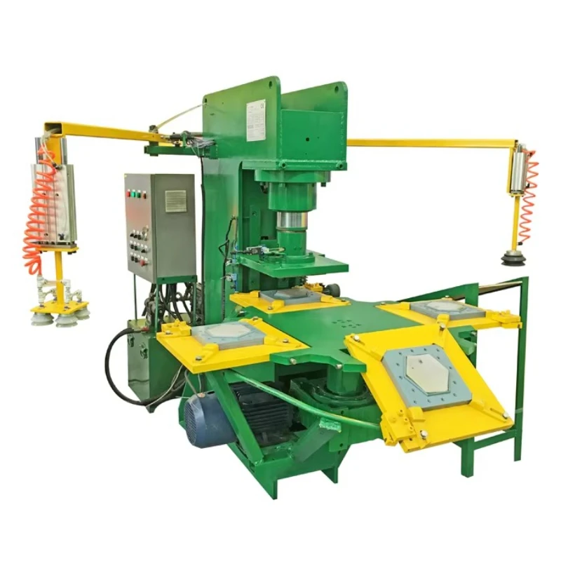 Automatic stone paving and bronzing machine Industrial stone cutting machine