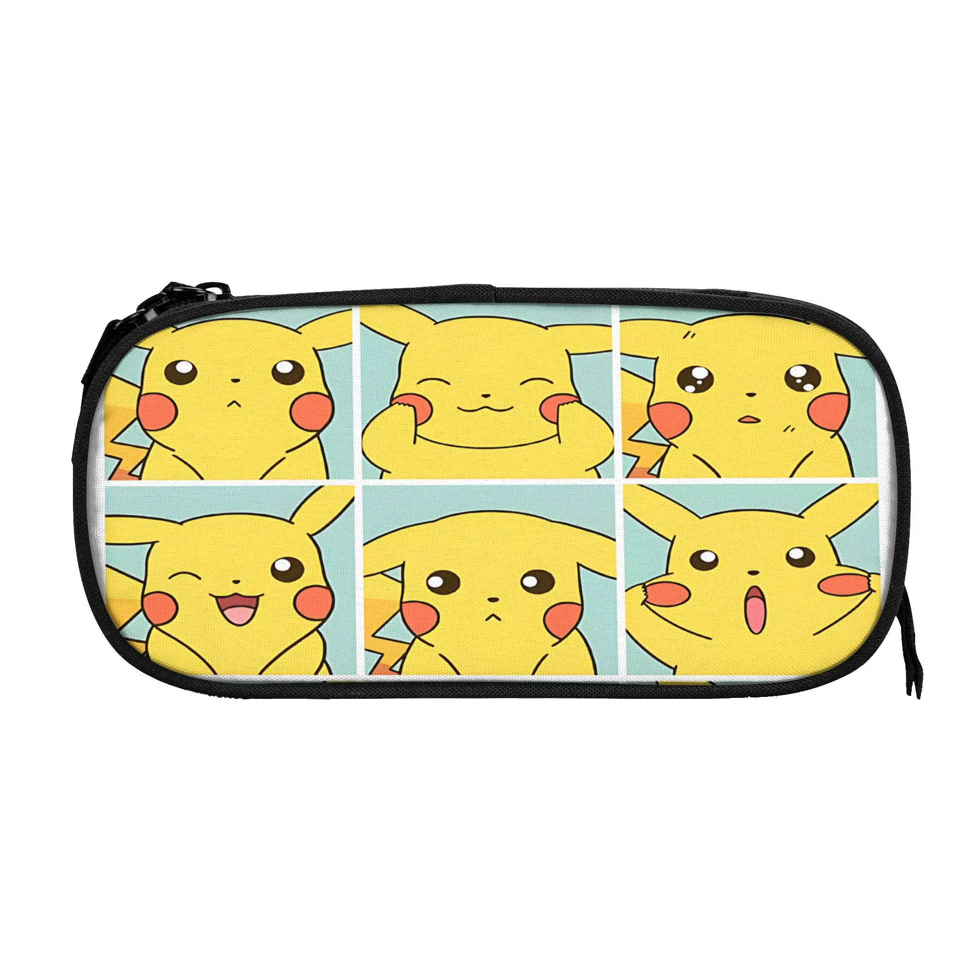 Custom Pokemon Large Capacity Bags for Child  School Pencil Bag for Boys Gilrs Kids