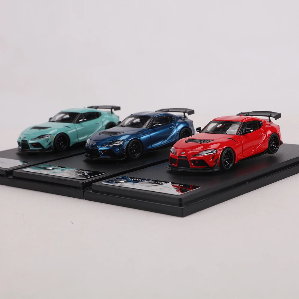 `Rhino Model 1:64 GR Supra GT4 EVO2 Alloy Diecast Car Model Limited Edition Simulation Vehicle Collectible Display Toy Ca