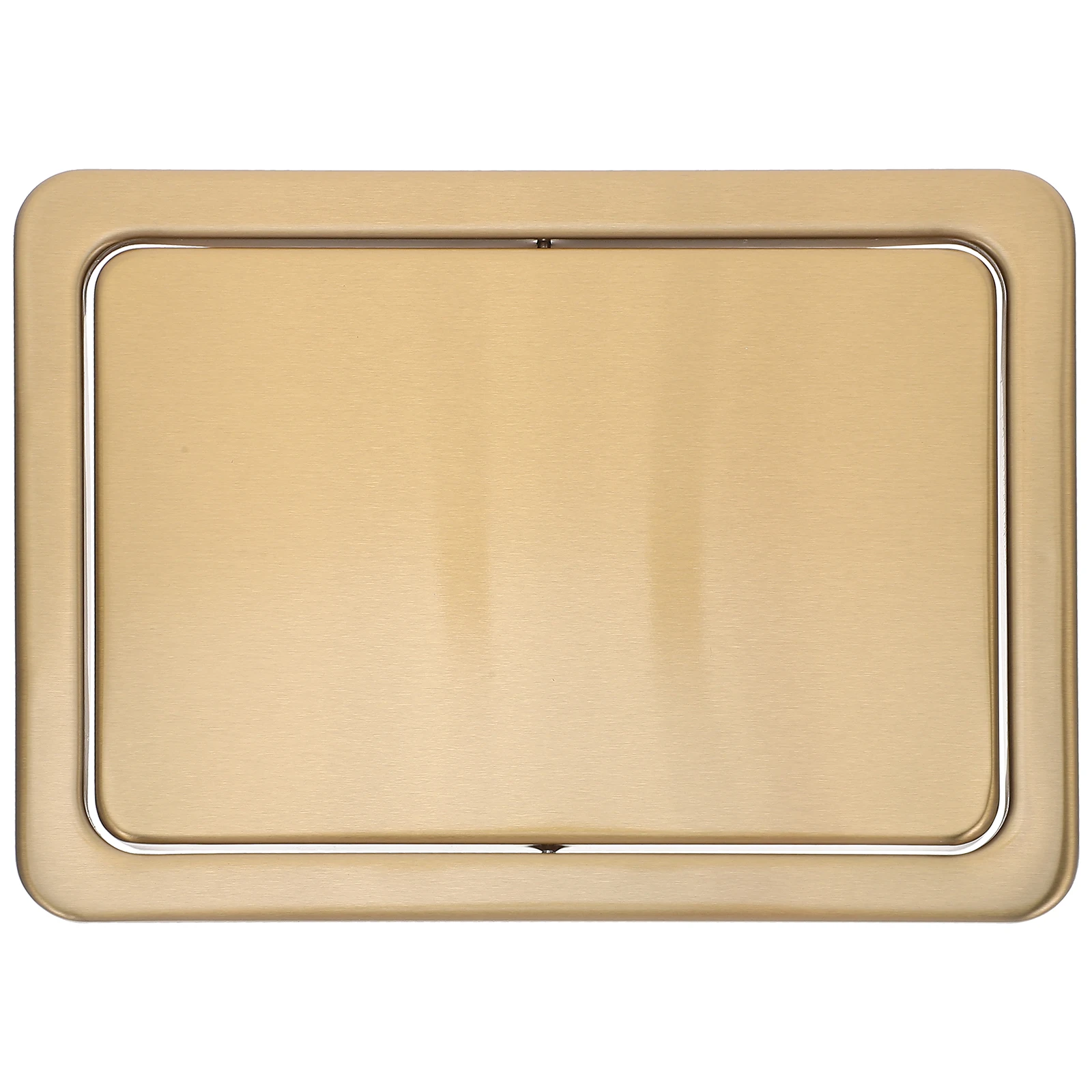 

Stainless Steel Recessed Waste Bin Lid Swing Mechanism Odor Sealing Flush Mount for Kitchen Countertop Garbage Container Cover