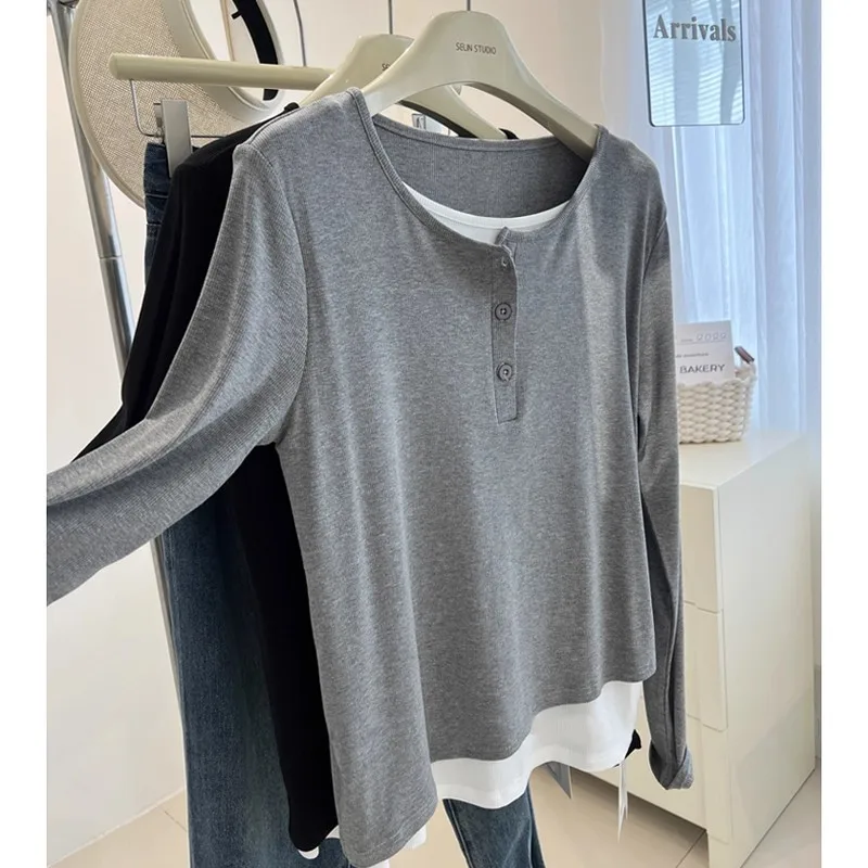 

Модная женская толстовка больших размеров в корейском стиле, свободного кроя, осенняя новинка, трендовая верхняя одежда