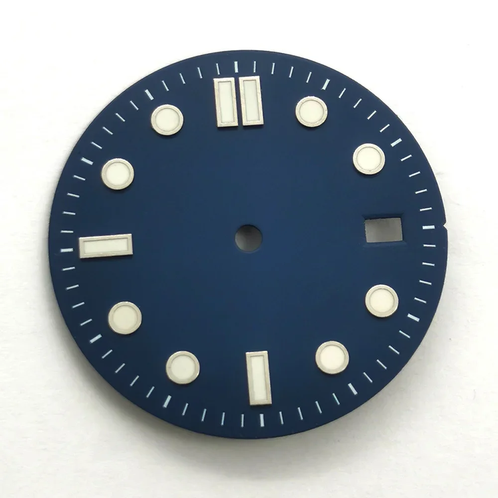 

Customized 31mm Dial NH35 Watch Dial Surface Fits for NH35 NH36 Movement 31mm Green Luminous Watch Faces Men Watch Modification