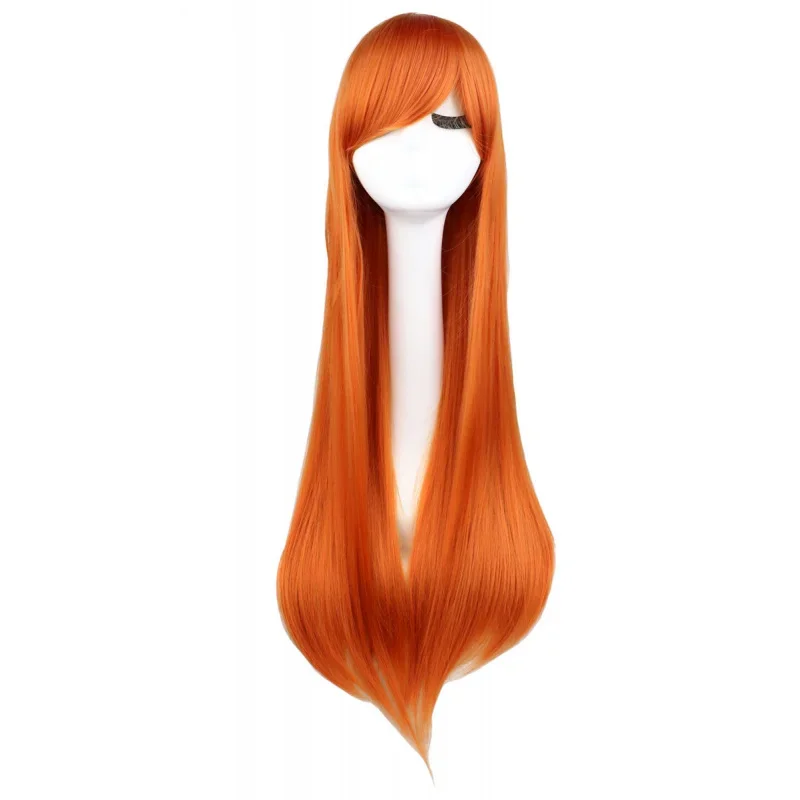 

Cos Wig Gospel Warrior Eva Mingrixiang/Orihime Inoue Orange Bright Orange Cosplay Wig