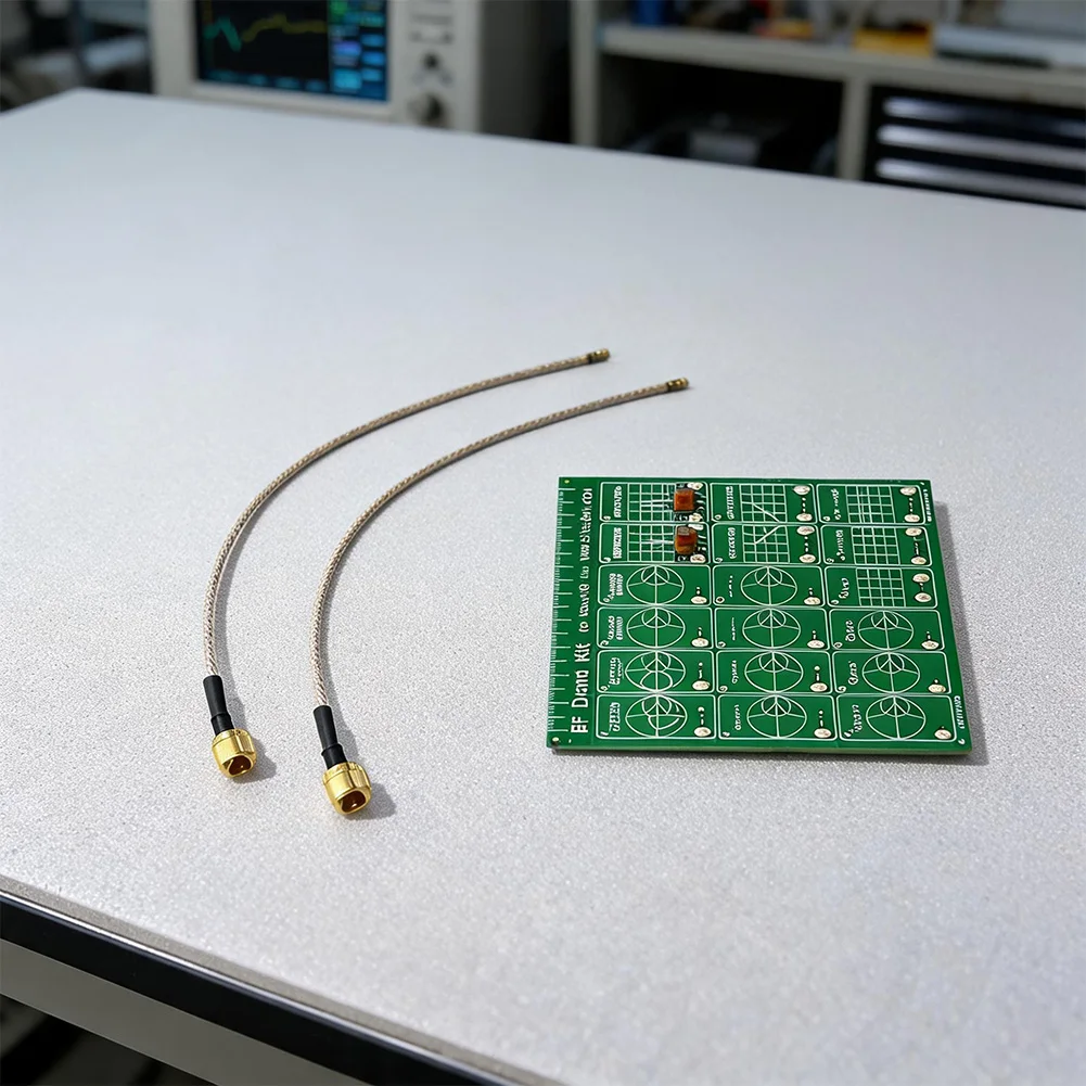 For RF Kit for For nanovna with 18 Onboard Circuits: Filters RLC Series Parallel Open Short Load and Attenuators