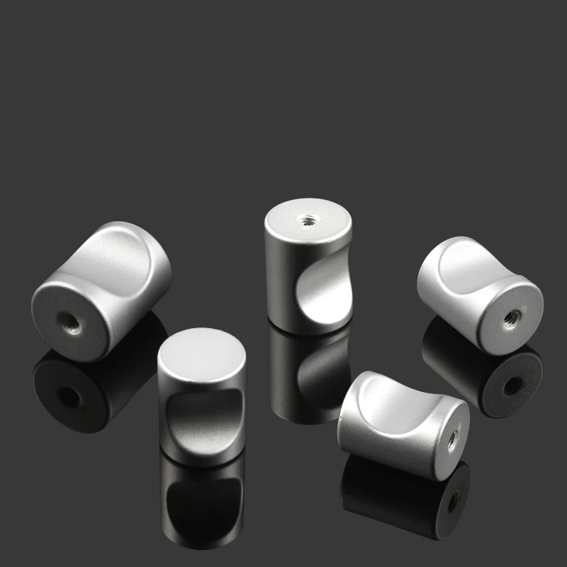 

5/10/20Pcs Round Aluminum Alloy Door Knobs Cabinet Handles Cupboard Drawer Kitchen Bathroom Furniture Hardware Accessories