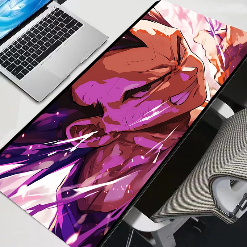 فيغيتا لعبة دراغون بول Z لوحة ماوس الكمبيوتر لوحة ماوس الألعاب لوحة ماوس كبيرة لوحة المفاتيح ألعاب XXL PC DBZ حصيرة مكتبية Tapis souris #2