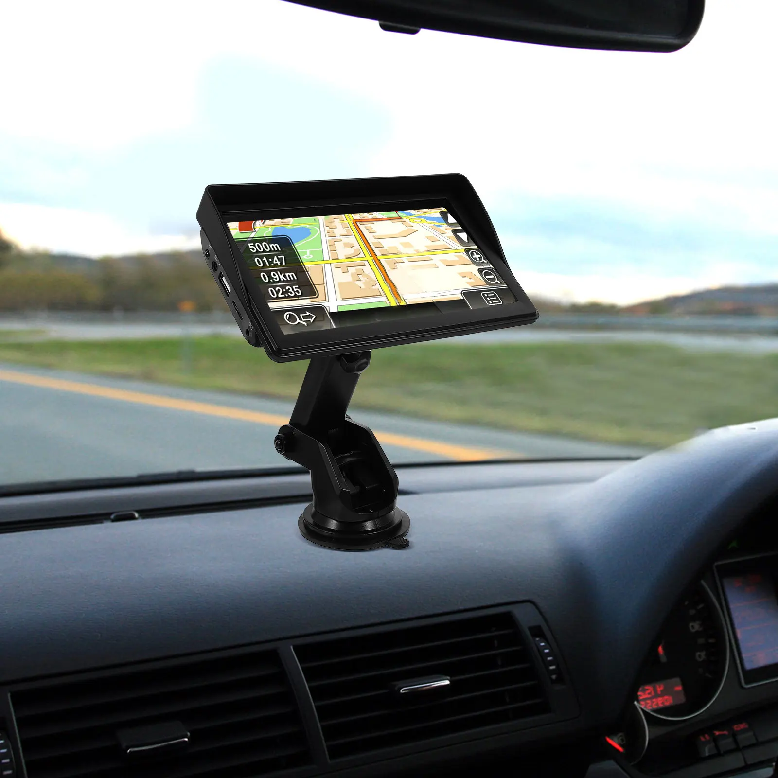 

7 Inch Car Mp5 Player Touchscreen Wireless Car Radio with Reverse Assistance Video Built-in Speaker Flexible Stand for Easy