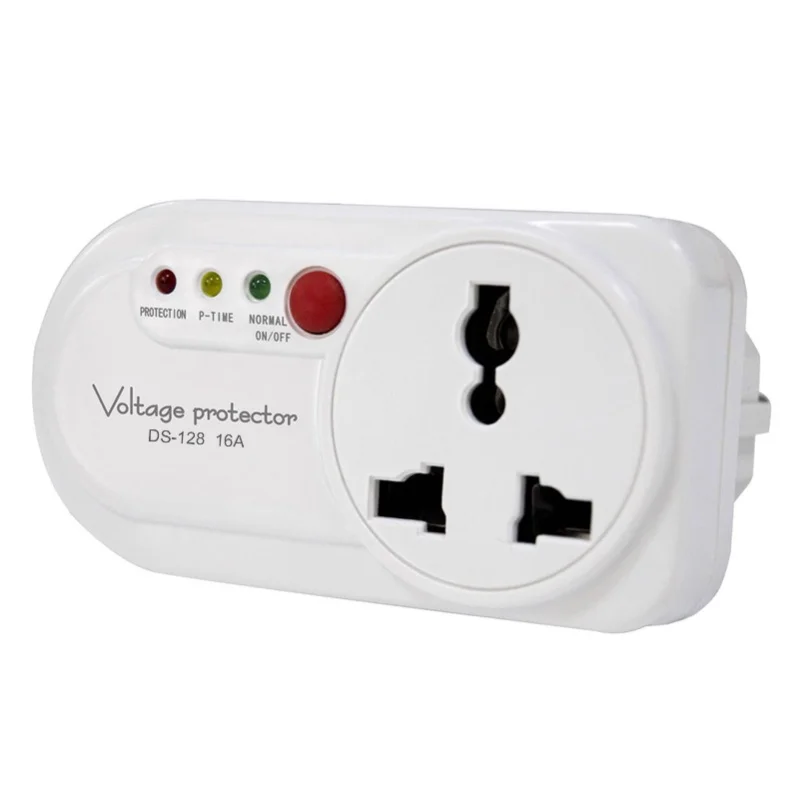 protetor-de-tensao-eletronico-para-geladeira-tomada-unica-2500w-16a-eletrodomestico-montado-na-parede-com-3-luzes-indicadoras-de-seguranca