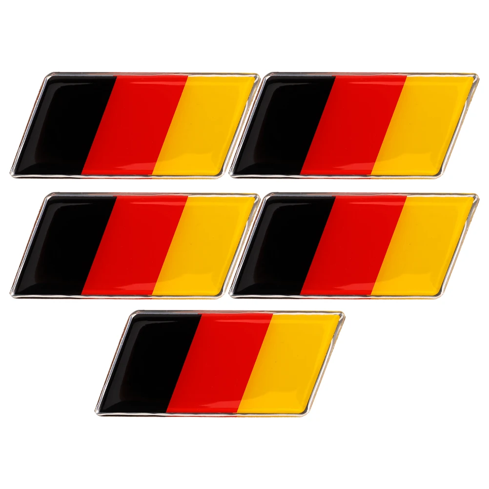 

5 Pcs Car Stickers Decals Automotive Part Exterior Decor Accessories Badge Supply