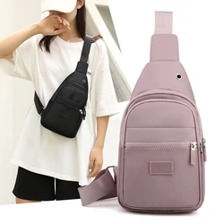 Women's Chest Bag Pure Color Nylon Women's Bag Good Quality Shoulder Bag Casual Women's Crossbody Bag Fashion Female Bag