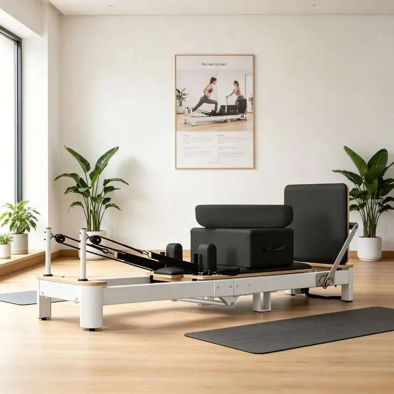 YTYIN Commercial Factory Aluminum Alloy Frame Reformers Set Portable Folding Reformer Pilates Hines Foldable