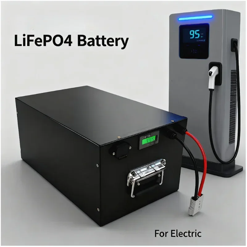 72V 40Ah-200Ah Deep Cycle LiFePO4 Battery with BMS - 4000+ Cycles for Scooter, EV, Caravan, Inverter