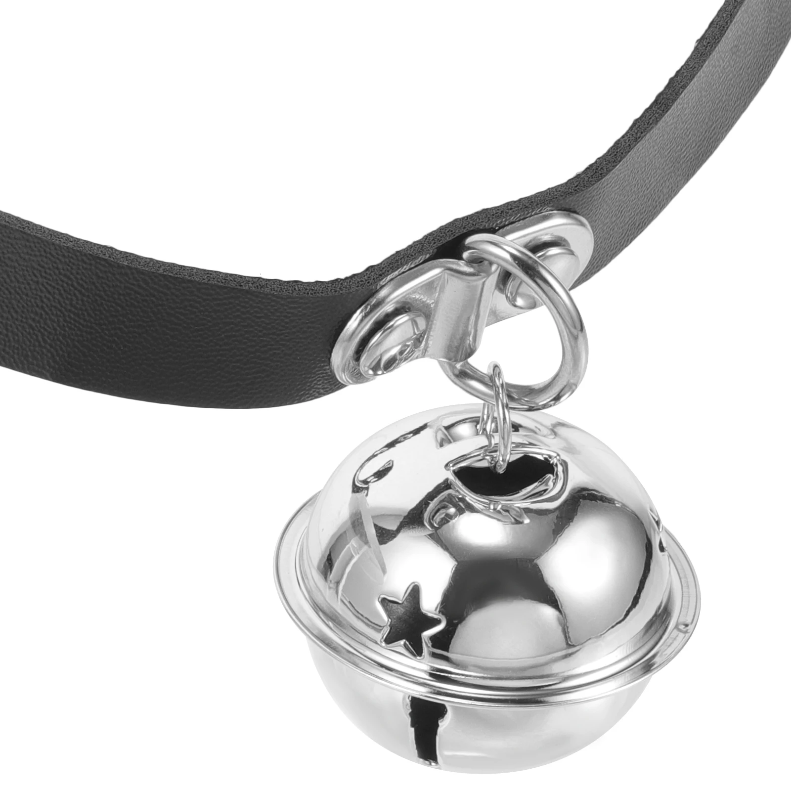 

Adjustable Pet Cat Collar With Bell Pu Small Puppy Dog Collar For Daily Wear Party Christmas Wedding Photo Stylish
