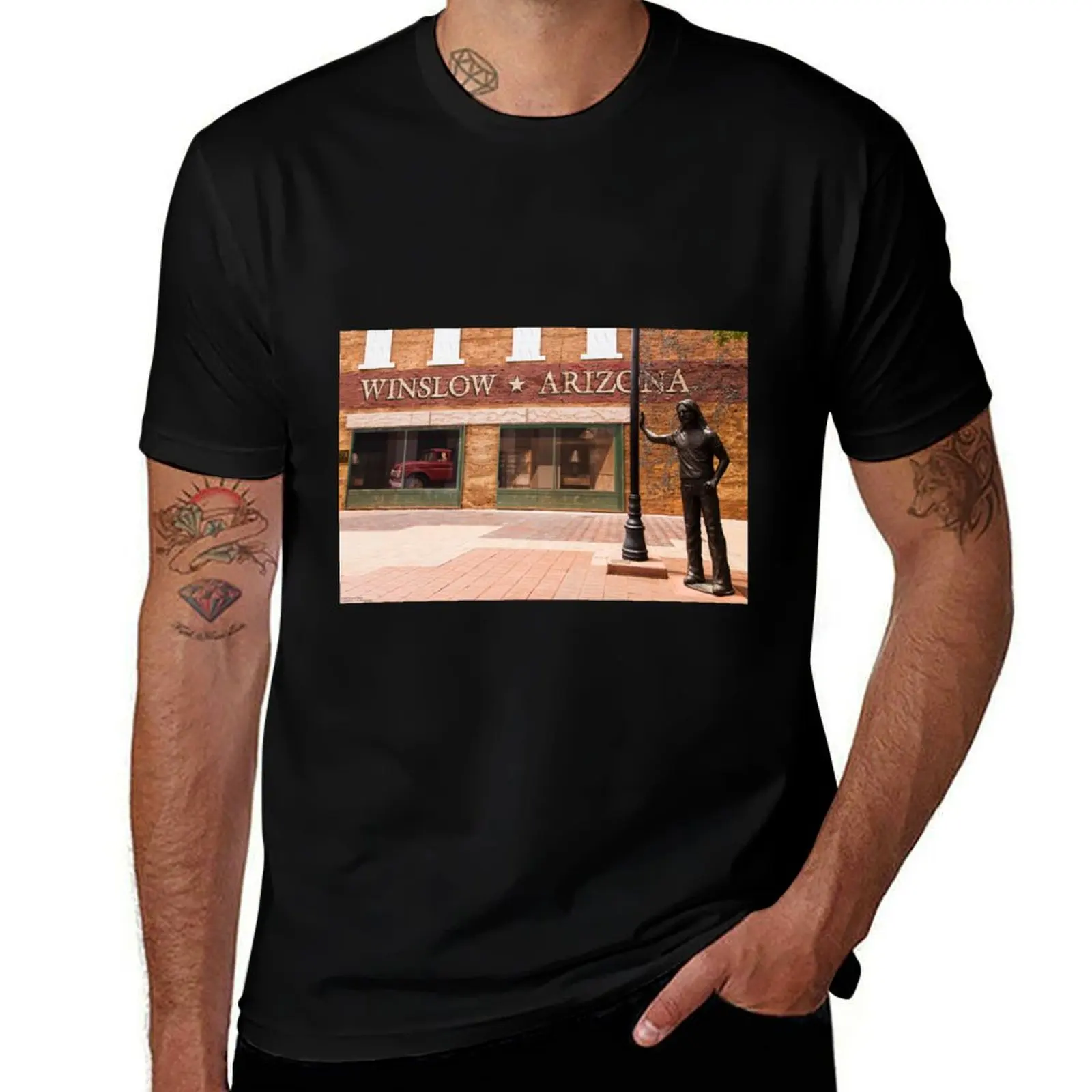 Standin’ On The Corner - 4 ? T-Shirt Simple Casual Short Sleeve Tee T-Shirt