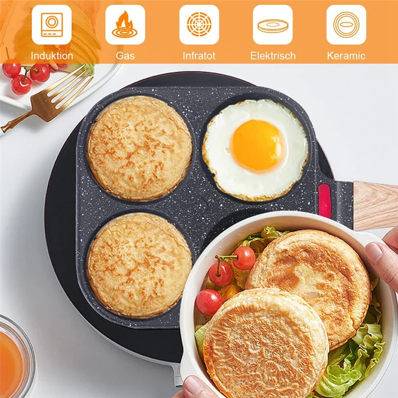 

ABFS Egg Frying Pan Nonstick Coating Mini Skillet, Comfortable Handle,For Omelettes,Pancakes, And Hamburgers, Outdoor Camping