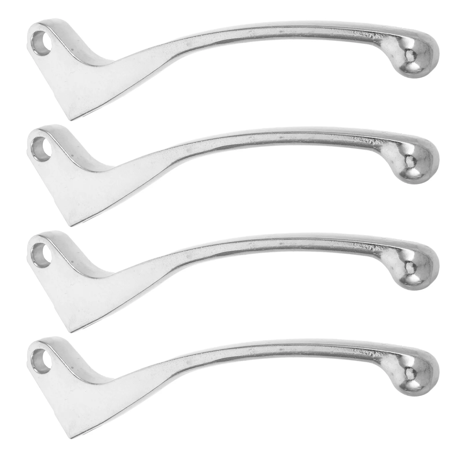 

4Pcs Clutch Handle for Motorcycle Handlebar Levers Enhanced Grip Stylish Design Smooth Operation Compatible with Atvs Dirt Bikes