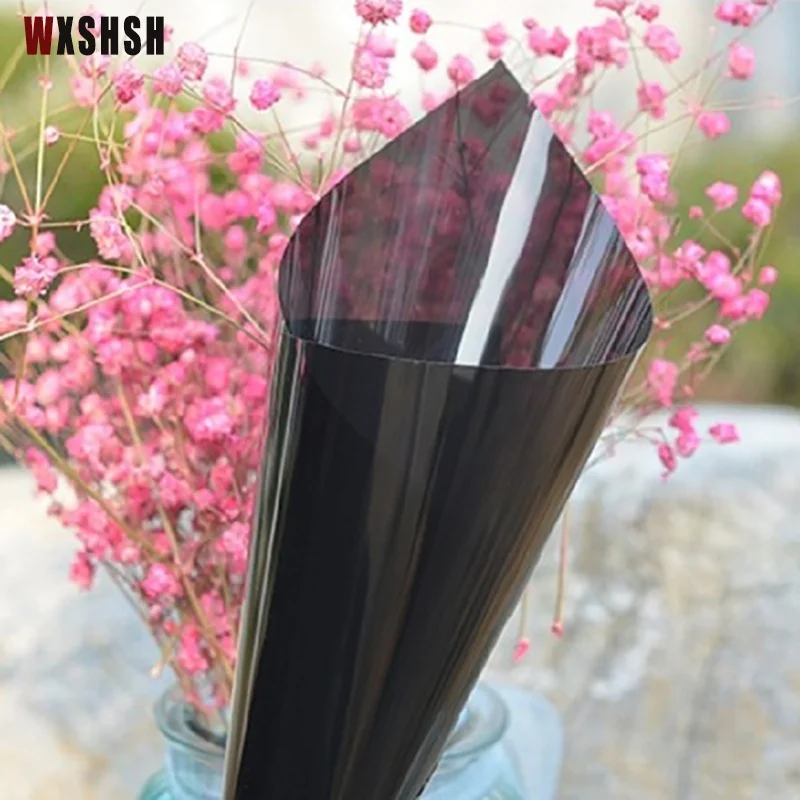 Window stickers Vinyl Semitransparent 50% Coverage UV-Proof Anti-Glare Drop-Shipping adhesive film foils HOME DÉCOR Half Black