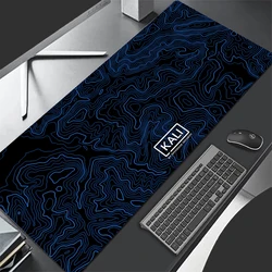 XXL Gamer Mouse Pad Large Gaming Accessories Gamer Anti-slip Mousepad K-Kalis L-Linuxs Black Table Mats Laptop Office MouseMats