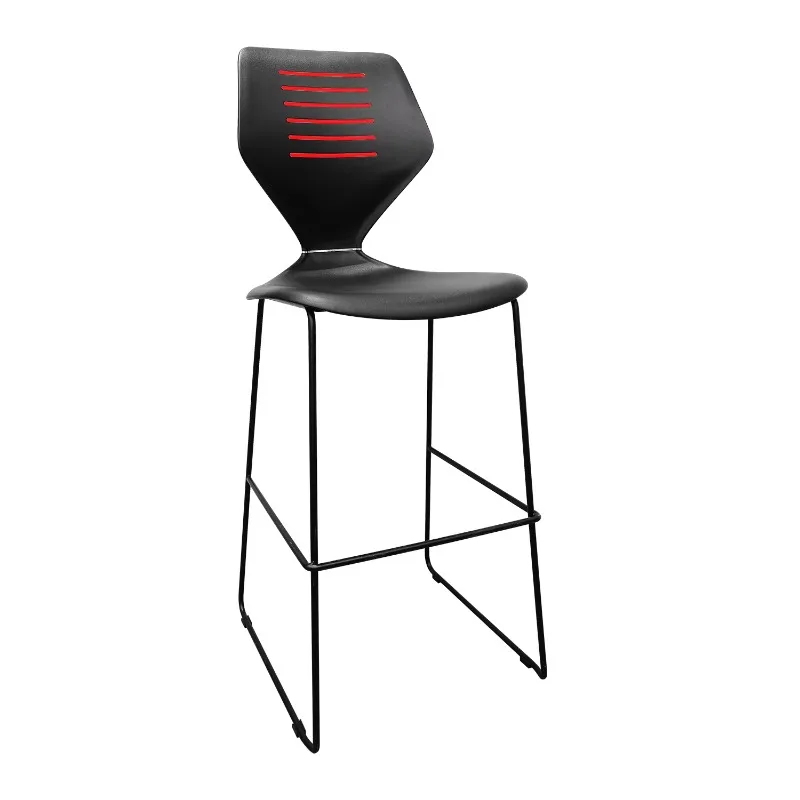 New Design Bar Stool Restaurant High Leg Bar Chair with Metal Legs