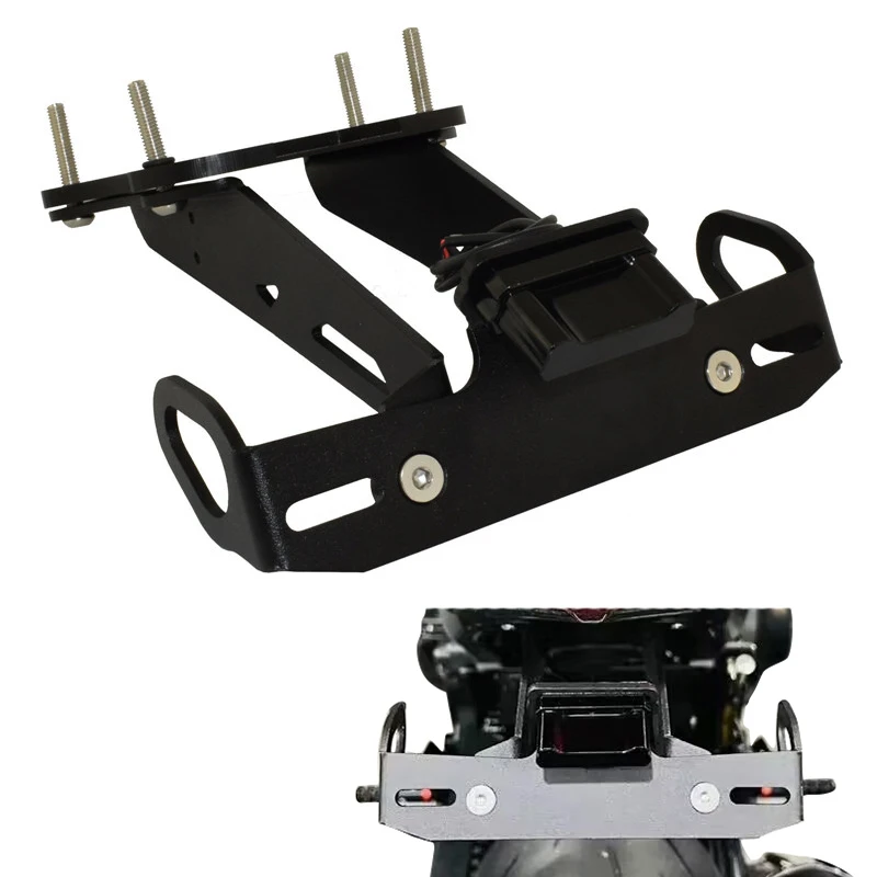 

Светодиодный держатель номерного знака для мотоцикла, кронштейн для хвоста, аккуратный фиксатор крыльев для YAMAHA FZ09 MT-09 SP 2021 2022 2023