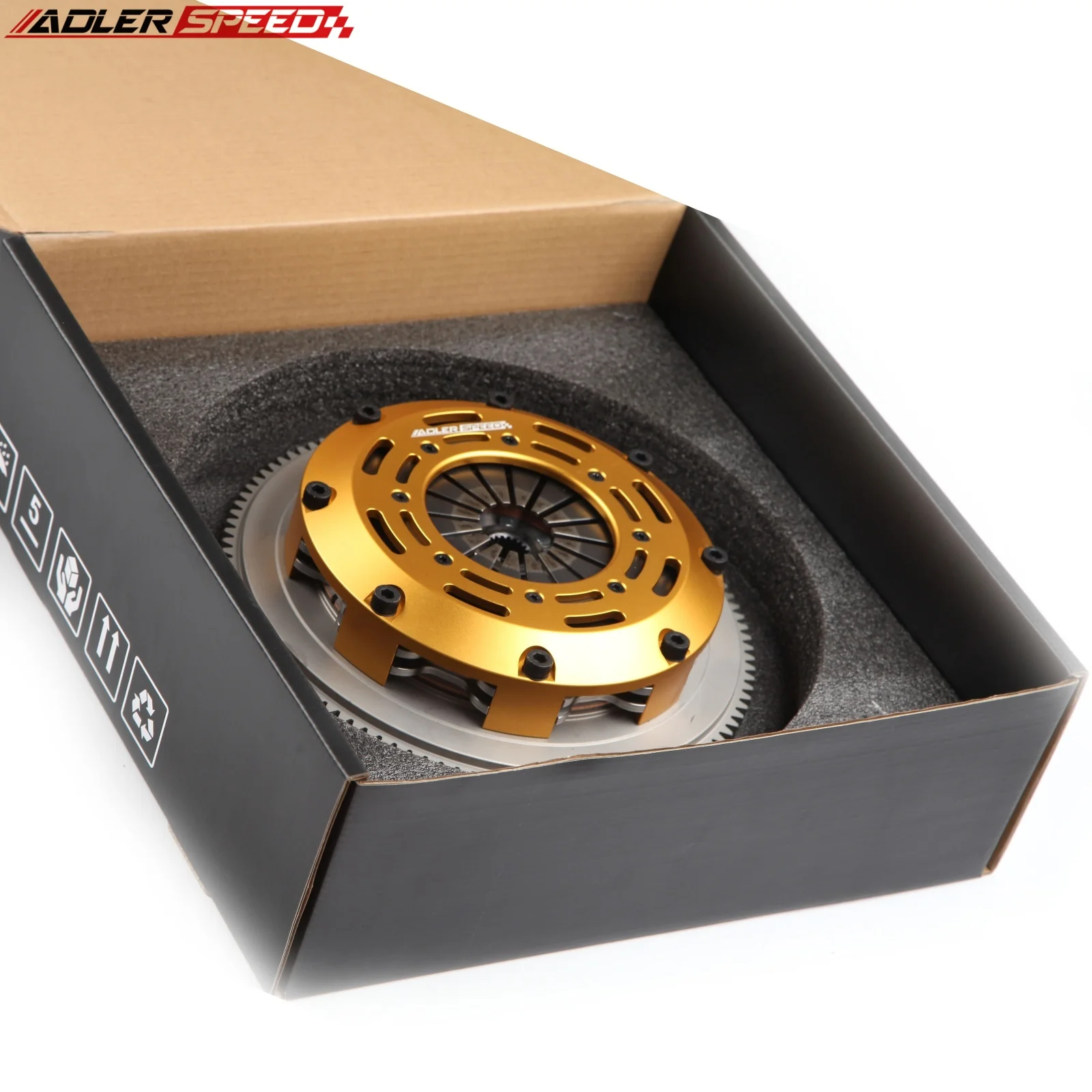 

Комплект двухдискового сцепления RACING CLUTCH 7.25 дюйма (185 мм) для ECLIPSE TSi LASER RS 4G63, 6 болтов, стандартный вес (подходит для полноприводных автомобилей с 6-болтовым креплением)