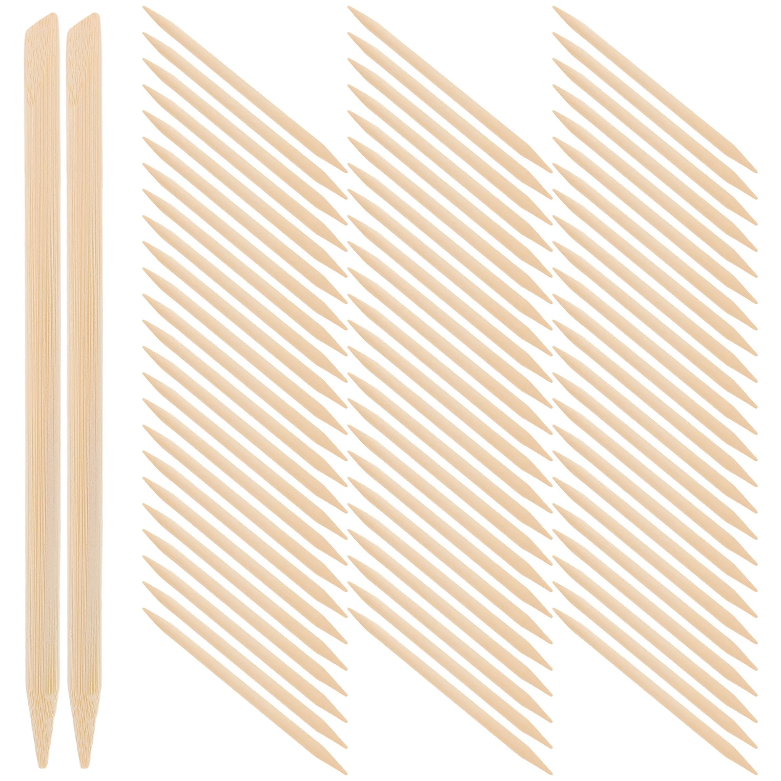 

100Pcs Scratch Paper Stylus Set Heavy Duty Wood Drawing Tools with Flat Pointed Ends for Layered Effects Professional Grade Art