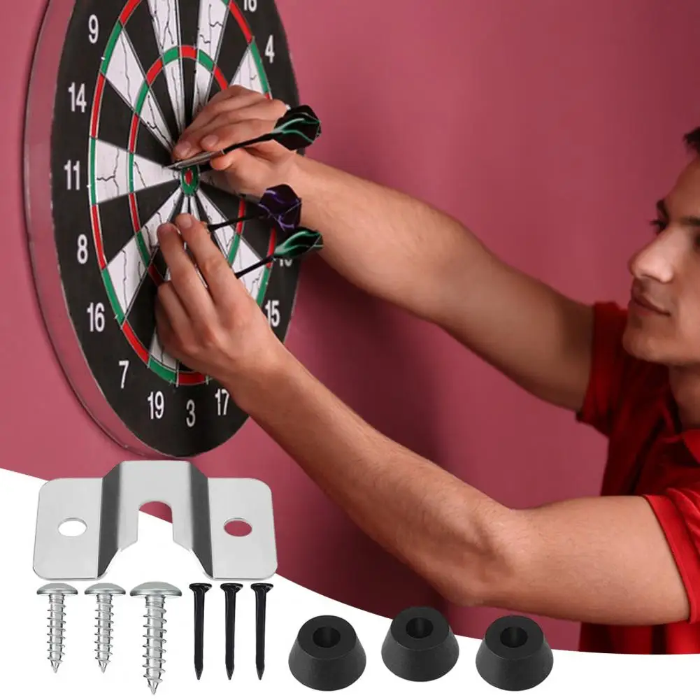 Long-lasting Dart Board Wall Bracket Dartboard Mounting Bracket Set Durable Wall Hanging Hook Easy Installation for Home