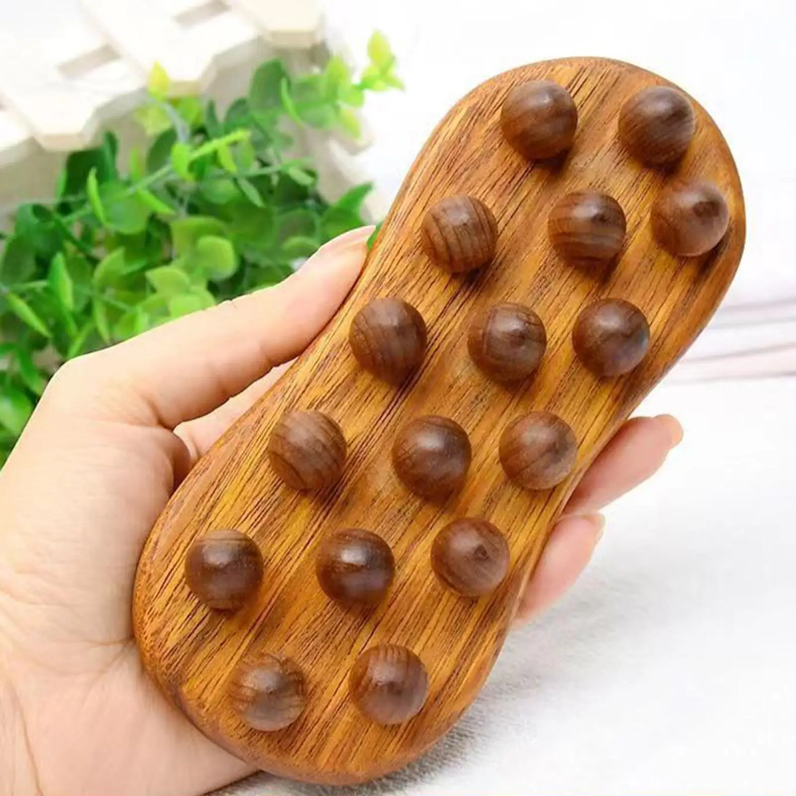 

Wooden Massage Brush Wood Therapy Massage Tools for Waist Legs Shoulder