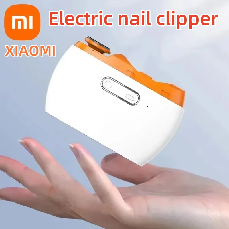 Xiaomi 2in1 Smart Electric Nail Clippers Automatic Polished Armor Trim Nail Clipper Smart Suitable For Children Nail Trimming