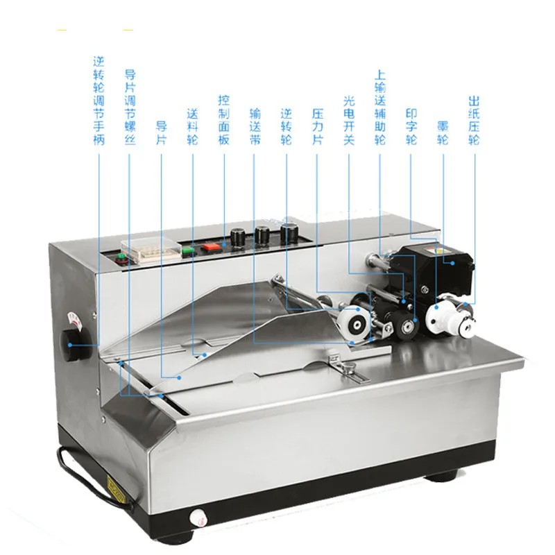 

Stainless steel ex-factory price solid-ink batch number standard coding machine