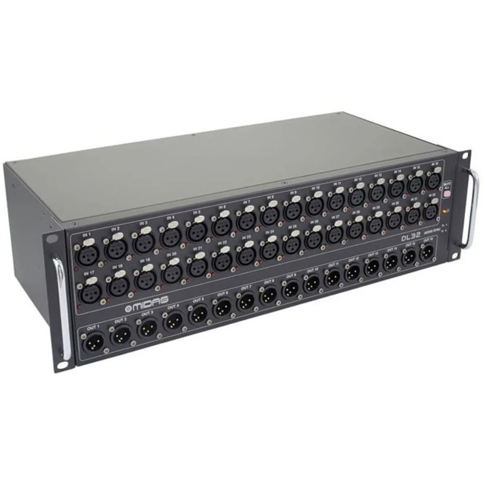 صندوق مسرح Midas DL32 Digital Snake 32 مدخلًا لنظام صوت مزج الصوت الاحترافي للعرض المباشر