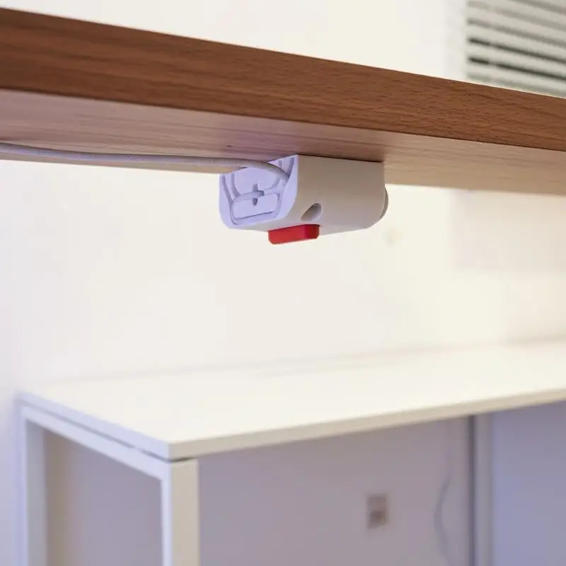 Under Desk Earphone Charging Dock No Drilling Required Earphone Case Holder For Home Office To Store Wireless Earbuds