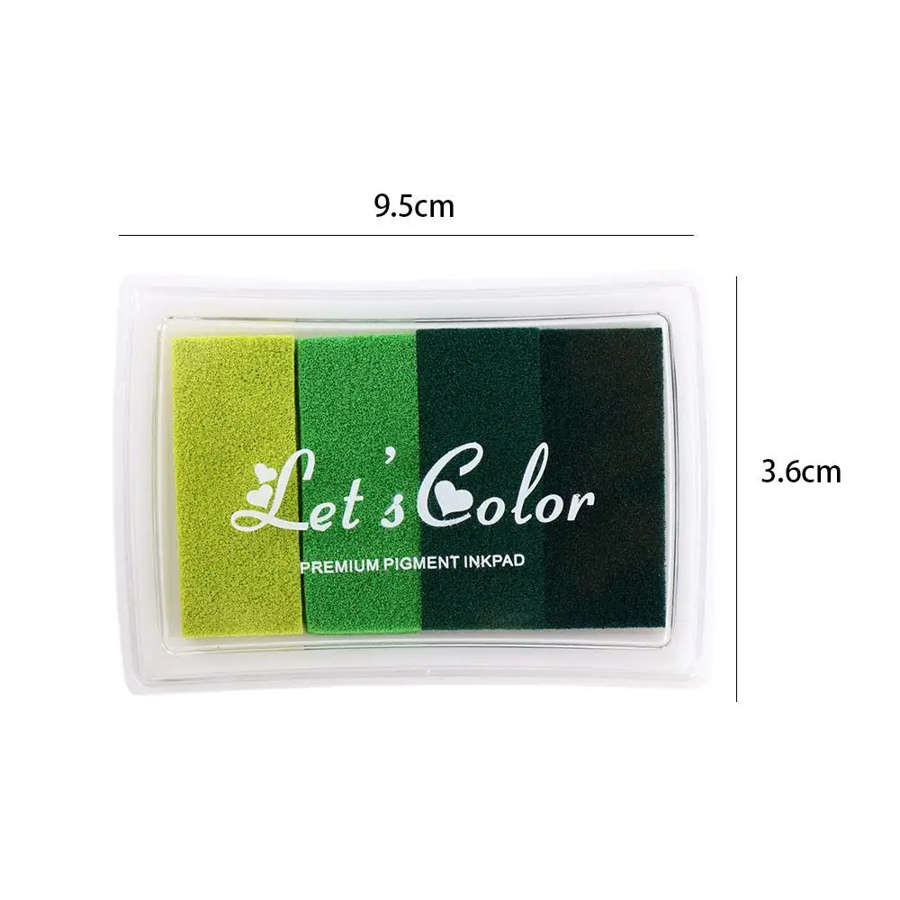 School Office Hand Account Scrapbooking Gradient Color Ink Pad Rainbow Ink Pad Newborn Footprint Inkpad Stamp Oil Based