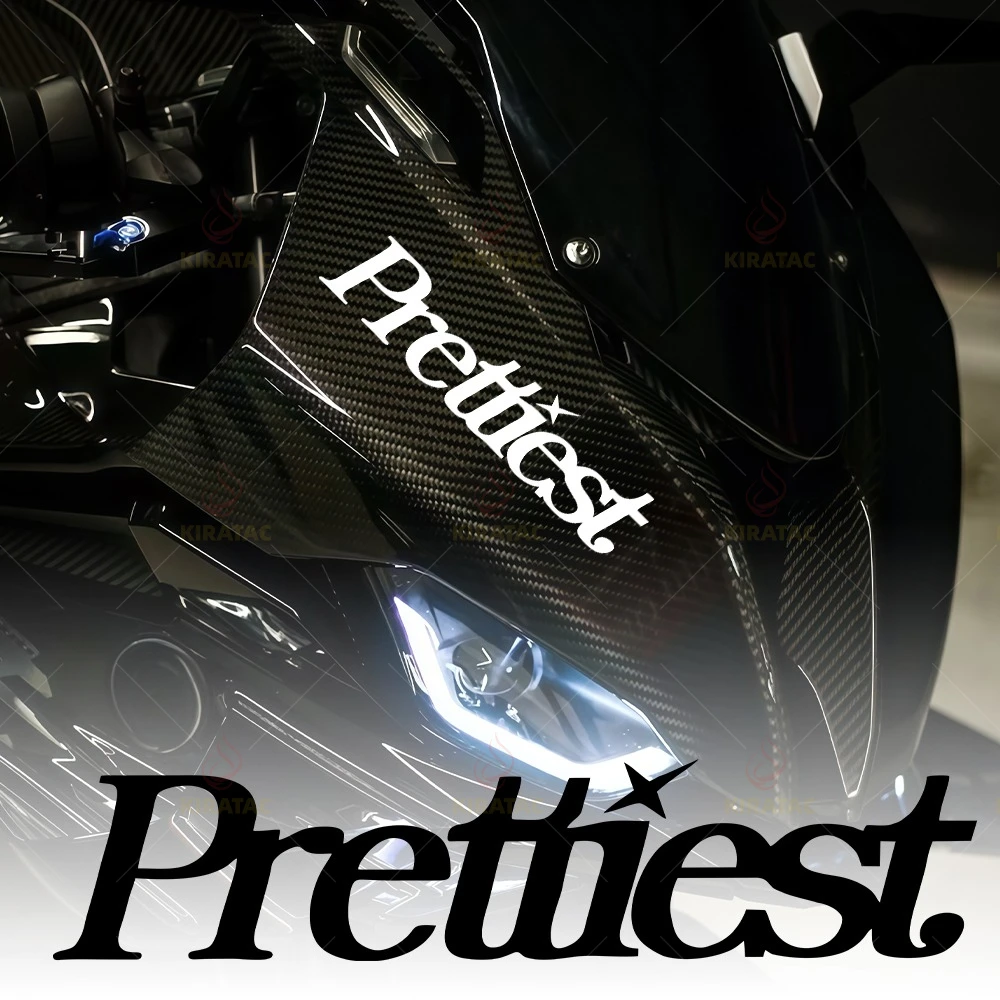 

1PC Funny PRETTIEST Motocycle Stickers Waterproof for Helmet Fairing Fuel Tank Tailbox Fender Self-adhesive Durable Vinyl Decals