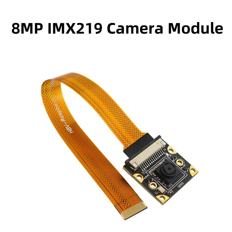 Technologie de caméra de 8MP IMX219 1080P pour Raspberry Pi 5, interface de MIPI-CSI de FOV de 77 °, vient avec pour le câble flexible de Pi5 CSI