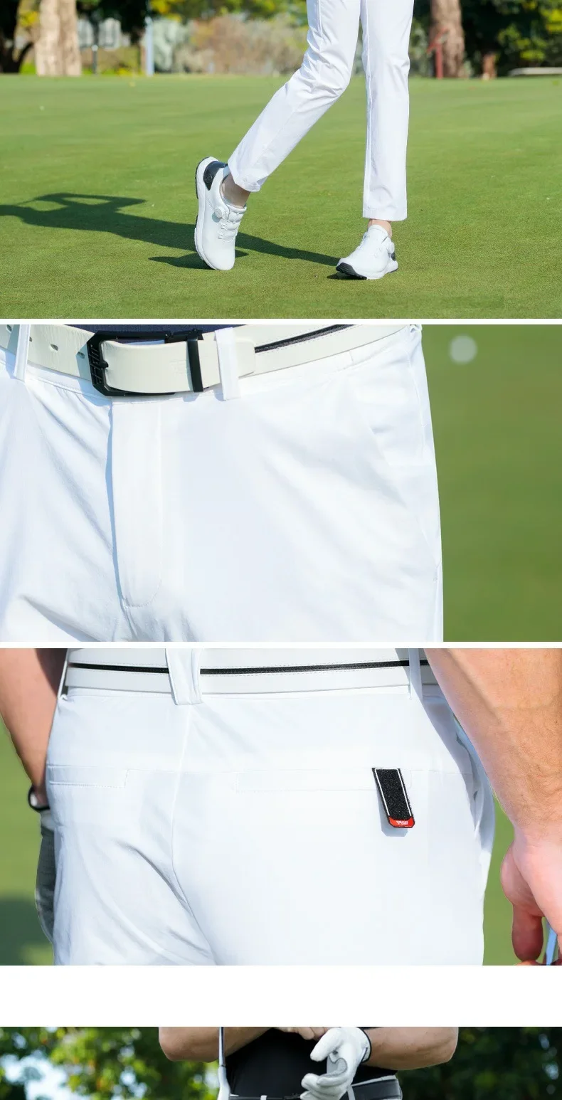 PGM Herren Golfhose Frühling/Sommer Sporthose mit elastischem Gürtel KUZ200 – Detail 13