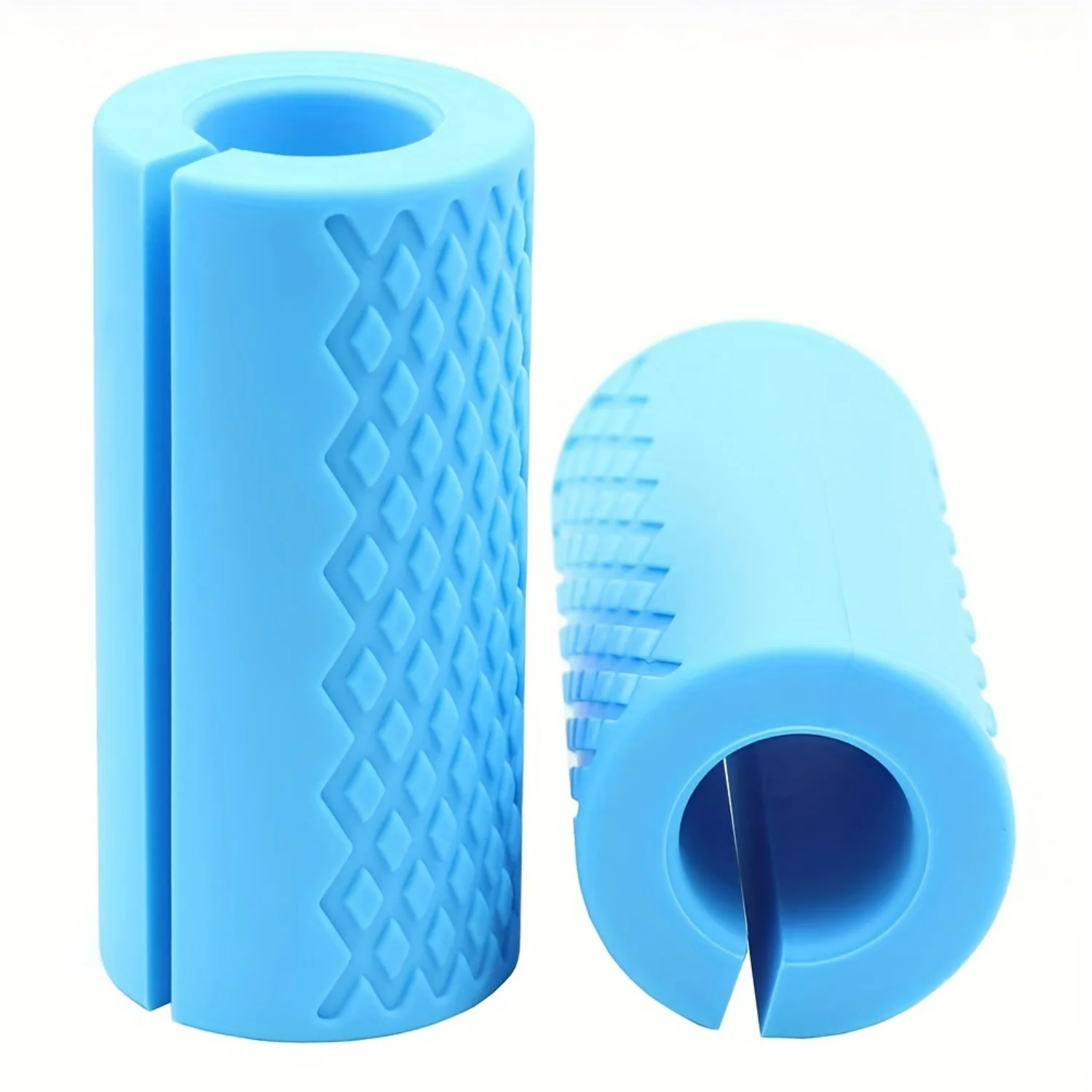 Relieve Hand Pain with 1pc Barbell Grips - High-Density Silicone Rubber Adapter for Dumbbells