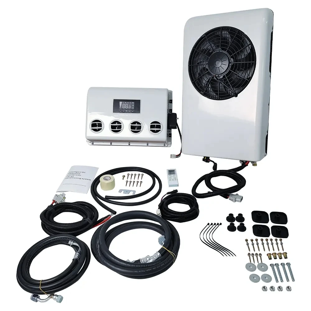 12V 24V Split Truck Parking Air Conditioner Sleeper Cab Electric AC Unit Cooling System