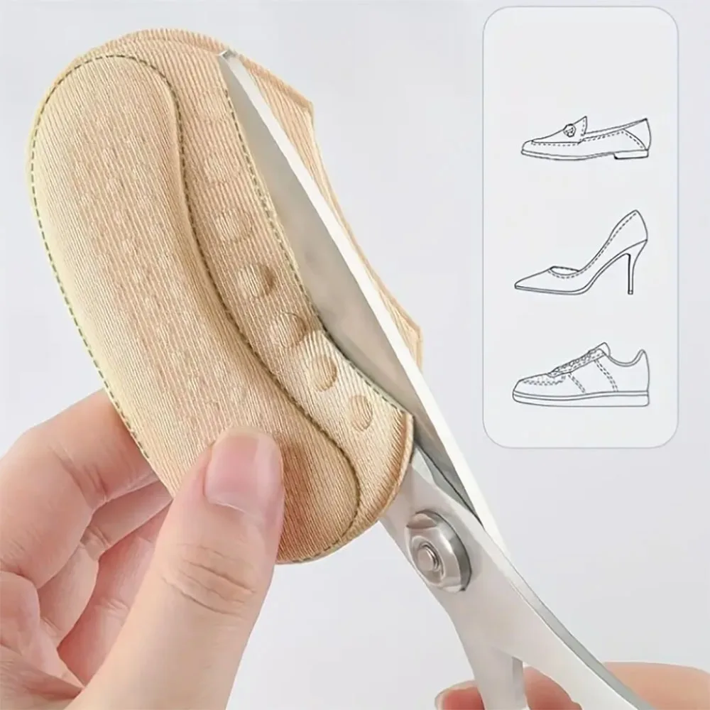 2/4pcs Shoes Heel Pad Insoles Patch Heel Pads Adjustable Size Heel Pad Pain Relief Cushion Insert Insole Heel Protector Stickers