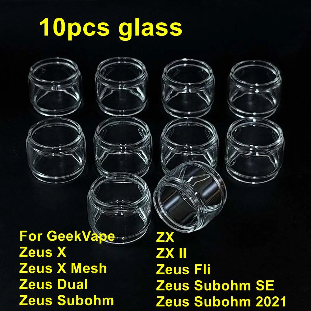 10 szt. Zeus X zamiennik szkła Zeus Subohm/(2021)/SE /Z Dual /ZX (siatka) /ZX II /Z Fli Bubble/zwykłe farby akwarelowe szkło