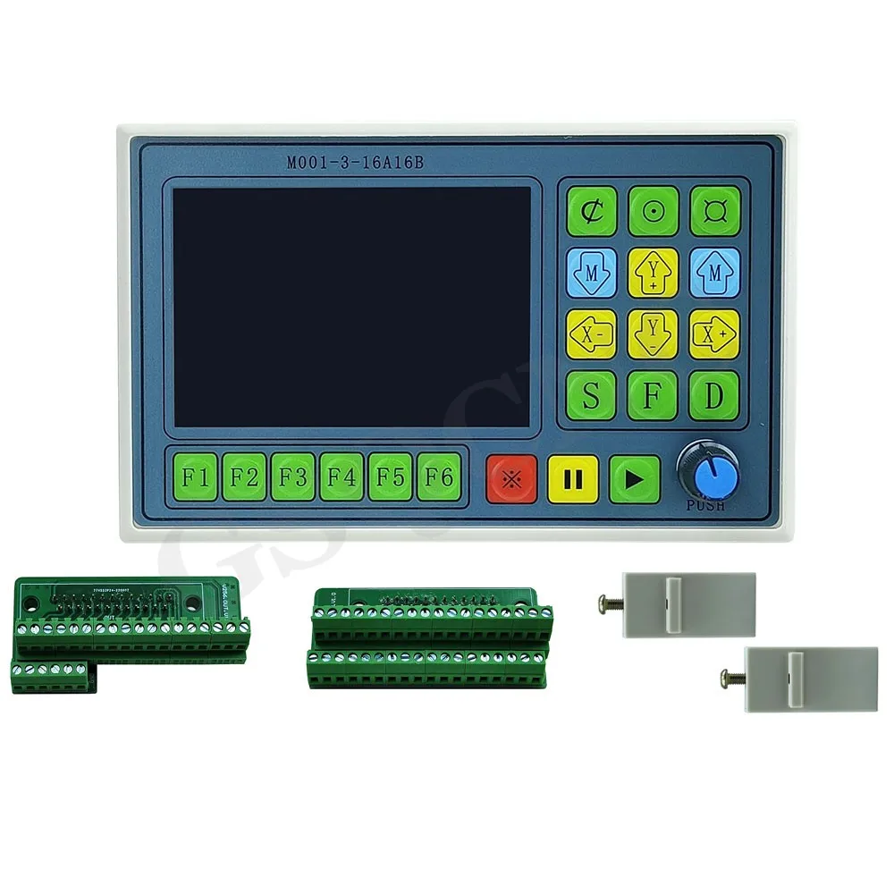 

Latest CNC lathe stepping servo offline control system 3-axis motion controller M001-3-16A16B engraving machine instead of mach3