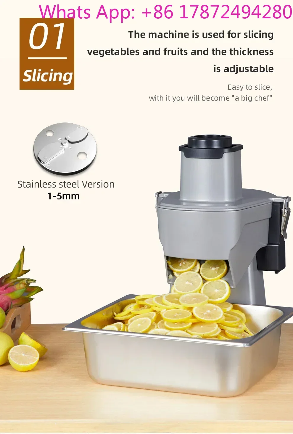 Commercial Kitchen Vegetable Cutter Cube Cutting Machine 2025 Onion Slicer Lemon Carrot Slicer - Efficient Food Preparation Tool